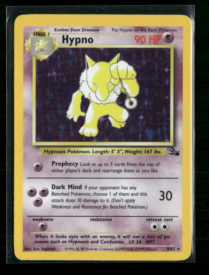 Hypno (8) Fossil #08/62