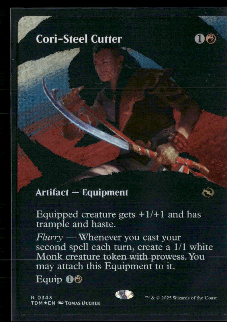Cori-Steel Cutter (Borderless) Tarkir: Dragonstorm #343