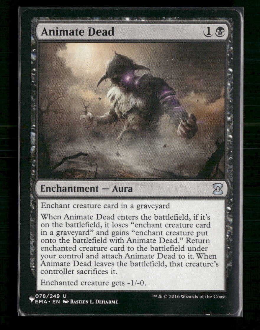 Animate Dead The List Reprints #78