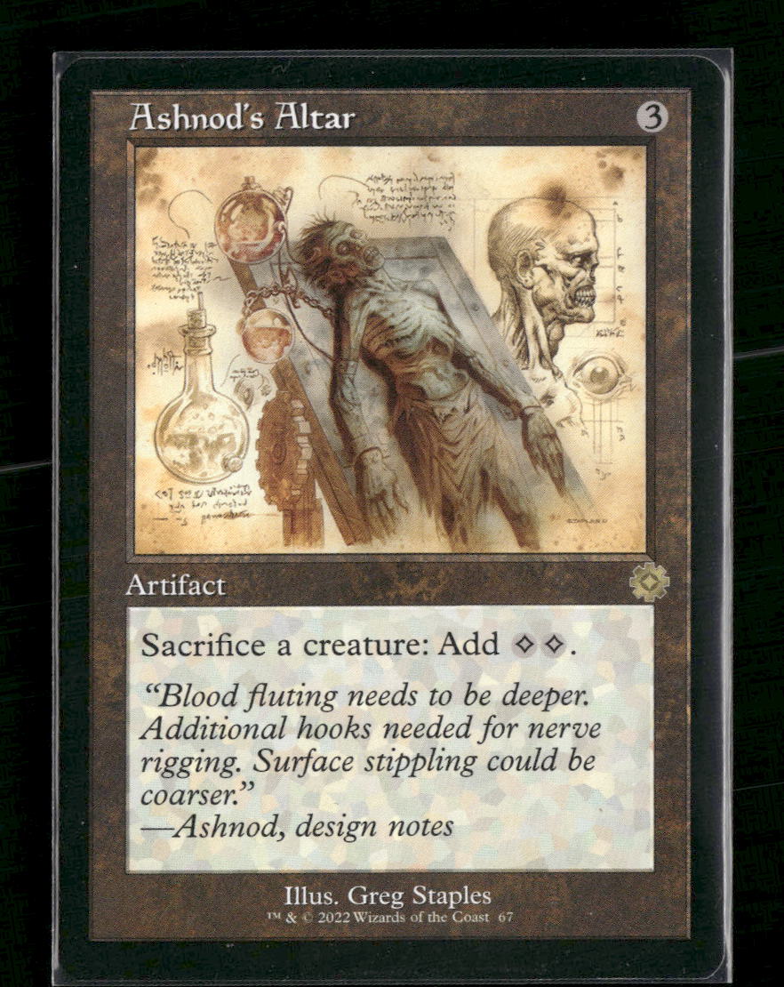 Ashnod's Altar (Schematic) The Brothers' War: Retro Frame Artifacts #67