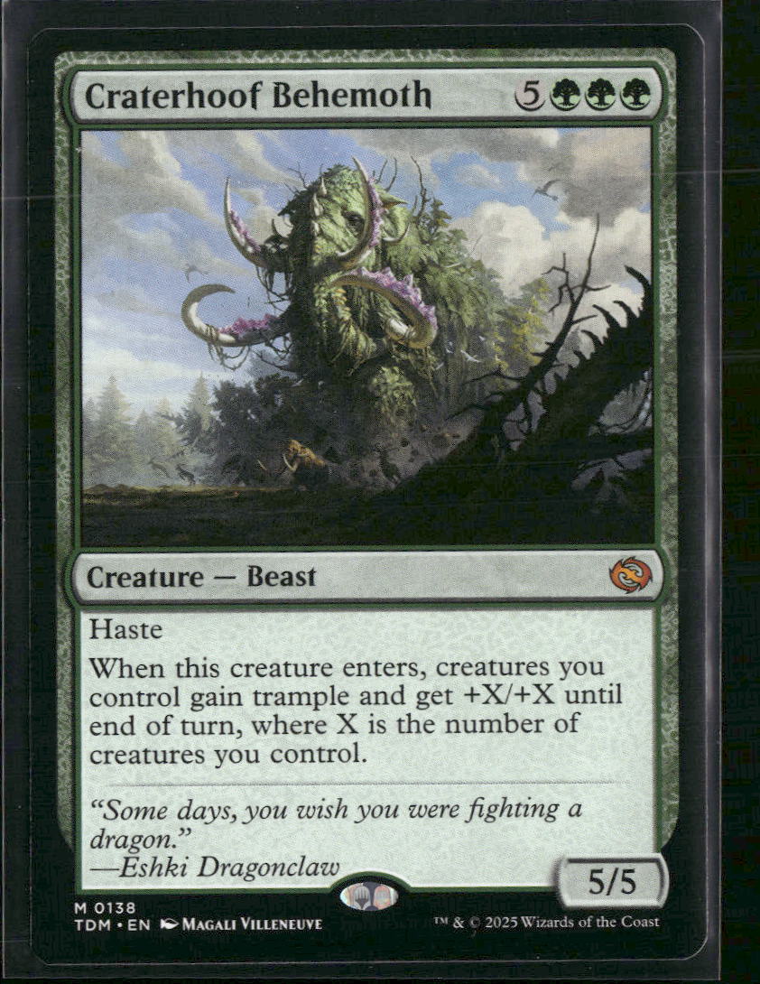 Craterhoof Behemoth Tarkir: Dragonstorm #138