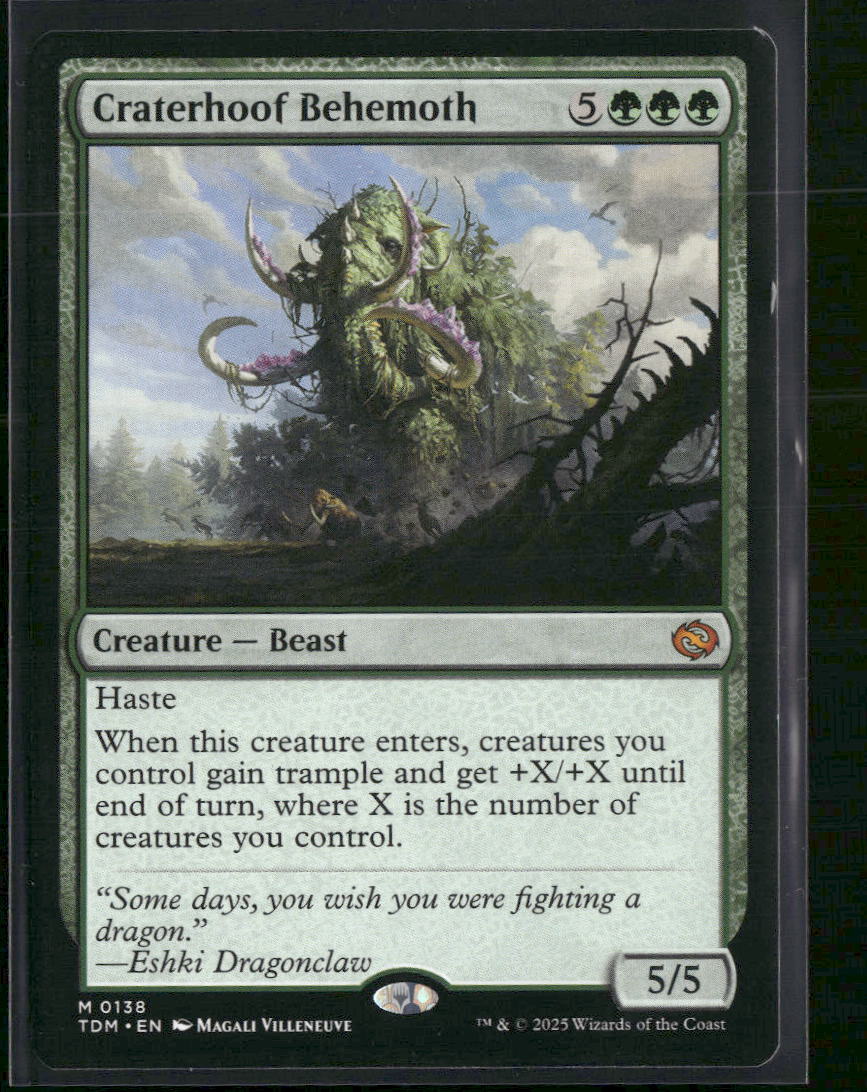 Craterhoof Behemoth Tarkir: Dragonstorm #138
