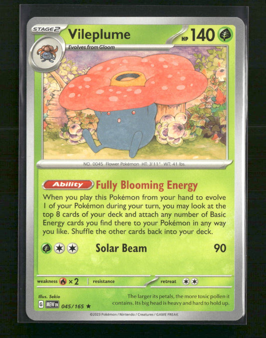 Vileplume Deck Exclusives #045/165