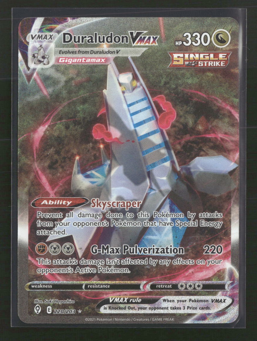 Duraludon VMAX (Alternate Art Secret) SWSH07: Evolving Skies #220/203