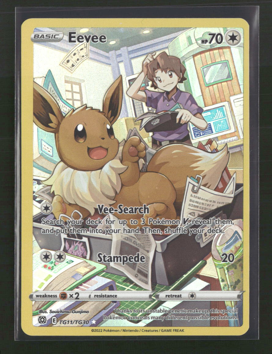 Eevee SWSH09: Brilliant Stars Trainer Gallery #TG11/TG30