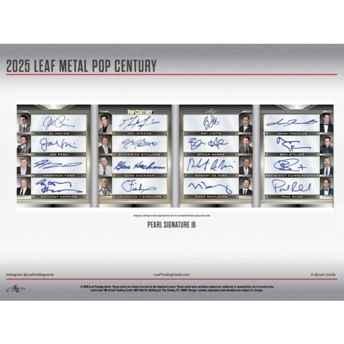 2025 Leaf Metal Pop Century Box