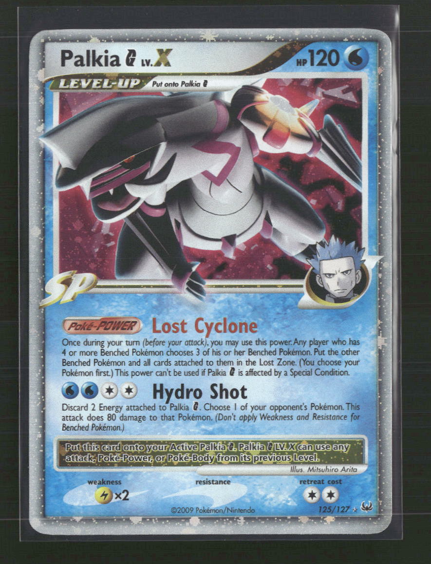 Palkia G Lv.X Platinum #125/127 - Front