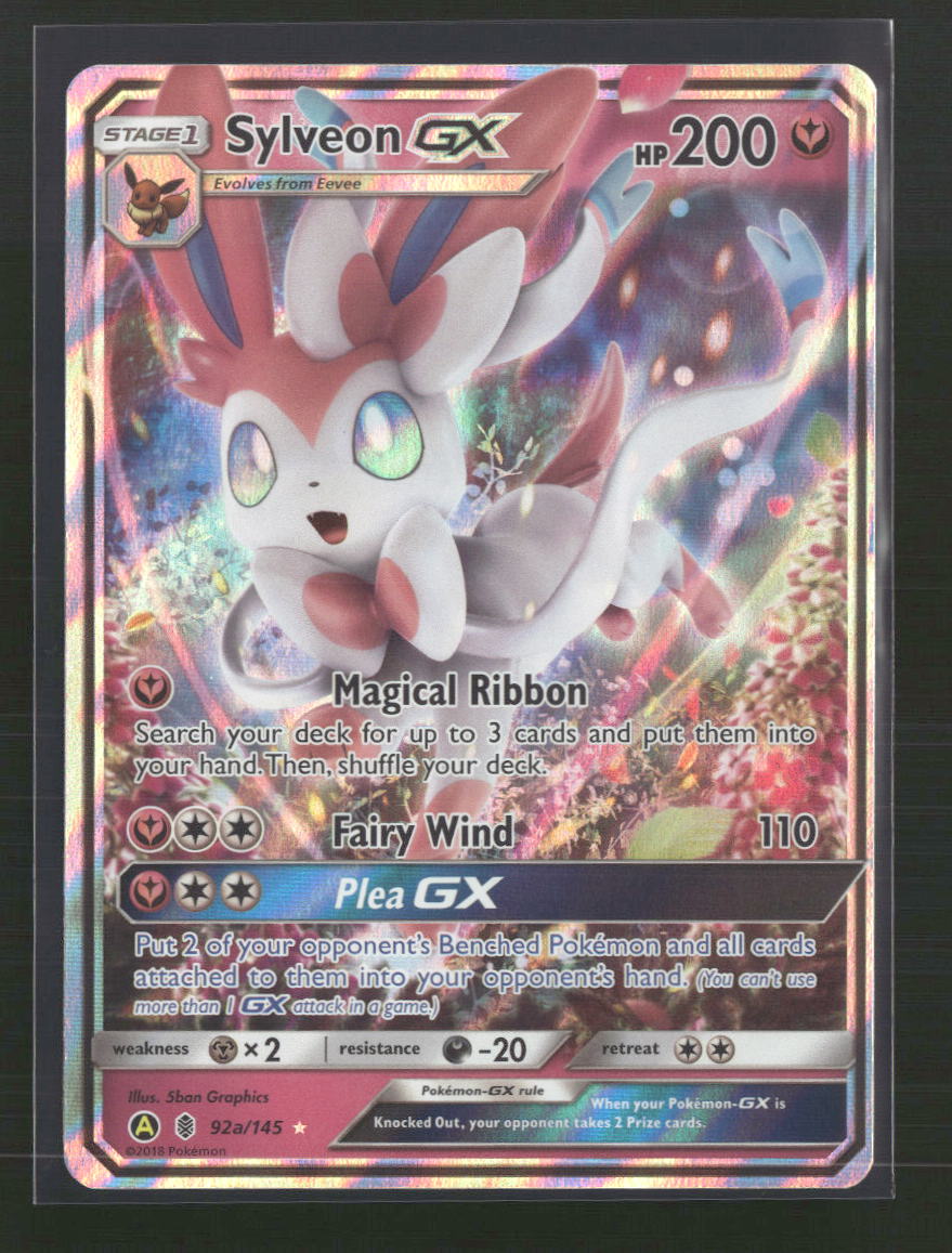 Sylveon GX Alternate Art Promos #092a/145 - Front