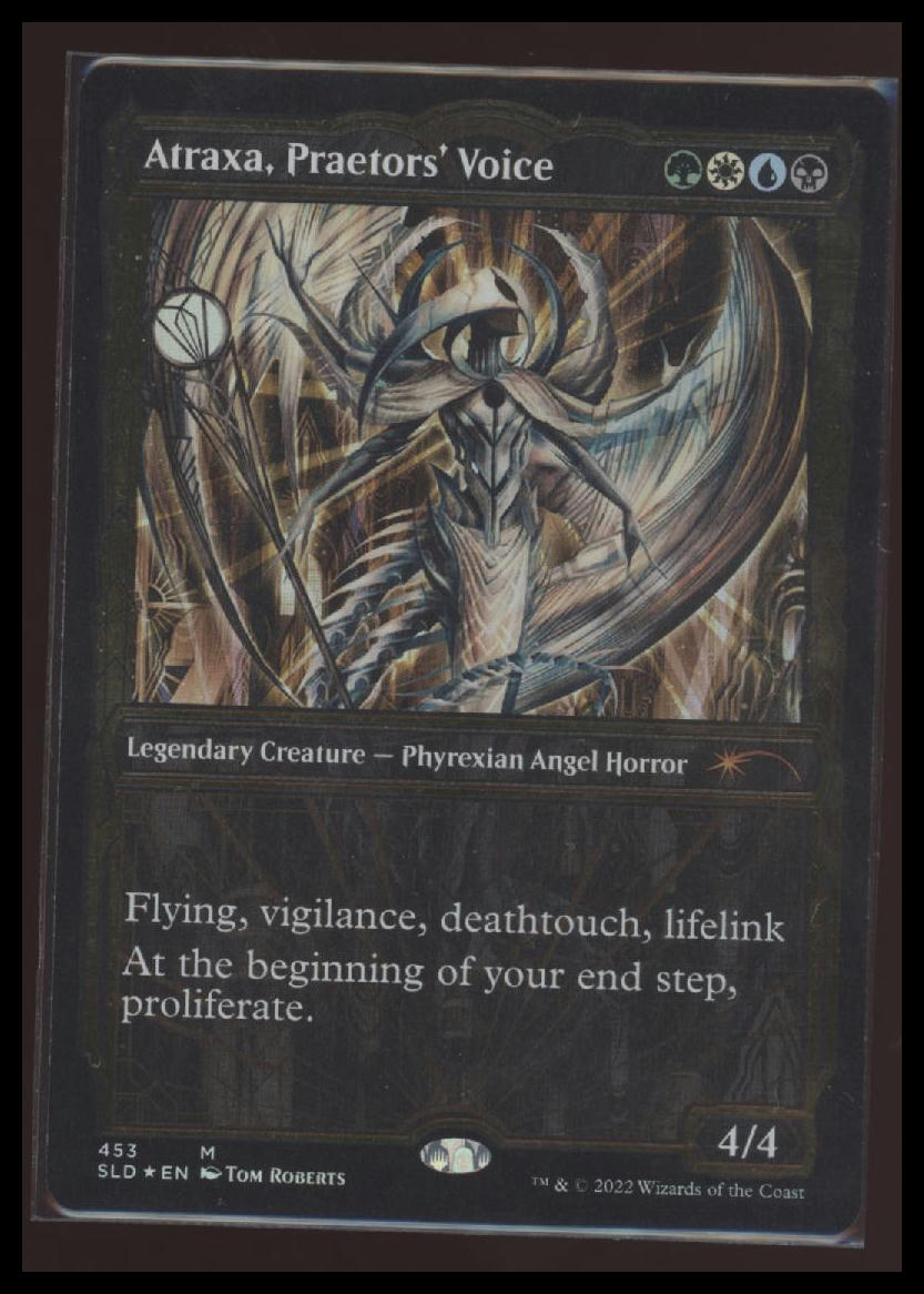 Atraxa, Praetors' Voice (Gilded Foil) Secret Lair Drop Series #453 - Front