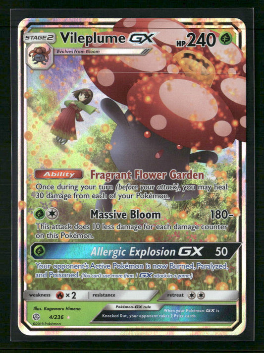 Vileplume GX SM - Cosmic Eclipse #4/236