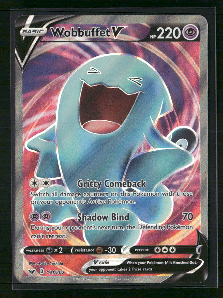 Wobbuffet V (Full Art) SWSH01: Sword & Shield Base Set #191/202