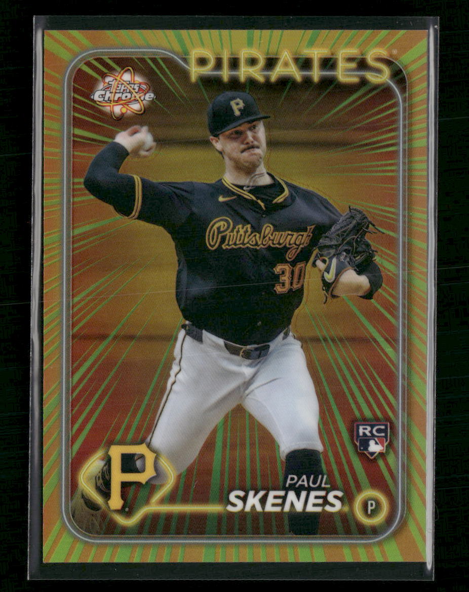 Paul Skenes 2024 Topps Chrome Update #RR-21 Radiating Rookies Variations