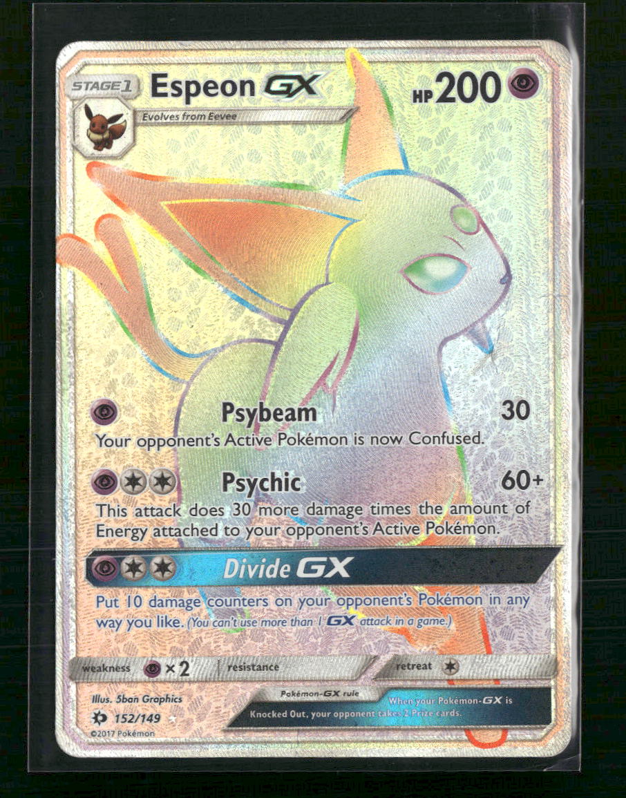 Espeon GX (Secret) SM Base Set #152/149