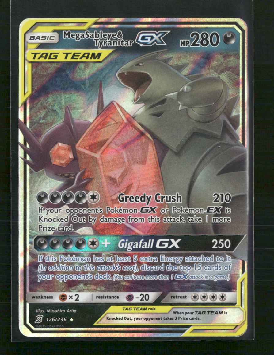 Mega Sableye & Tyranitar GX SM - Unified Minds #126/236