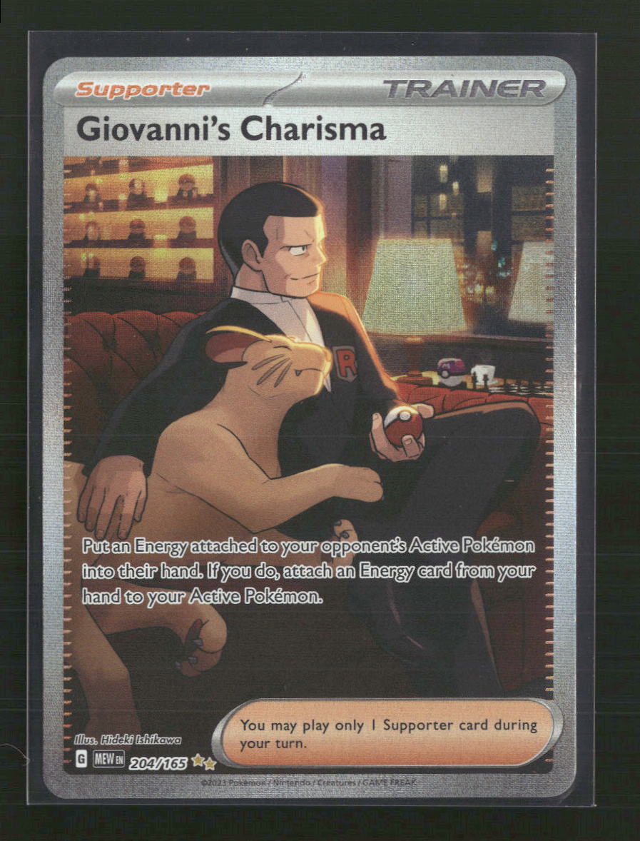 Giovanni's Charisma SV: Scarlet & Violet 151 #204/165