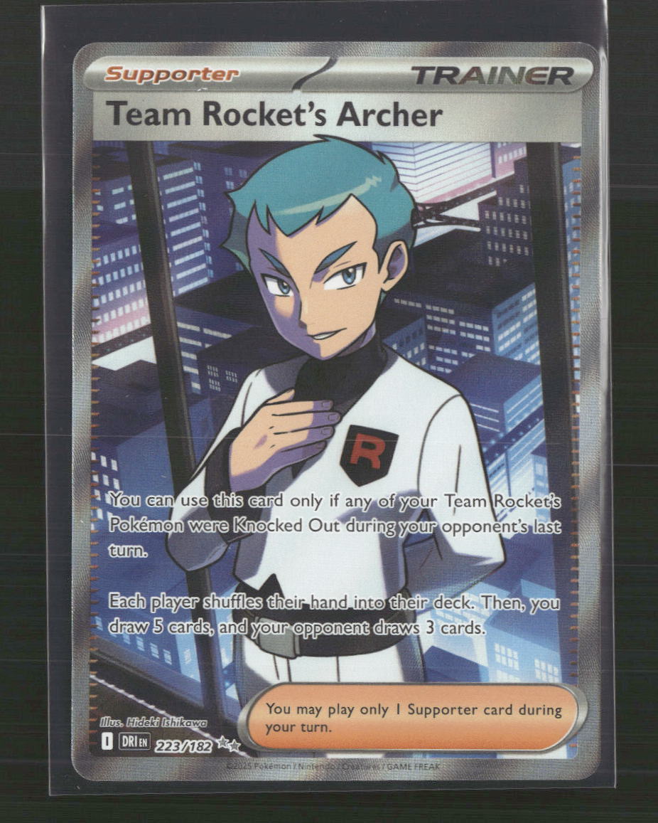 Team Rocket's Archer SV10: Destined Rivals #223/182