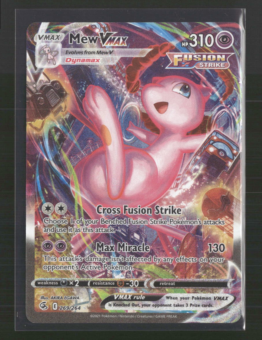 Mew VMAX (Alternate Art Secret) SWSH08: Fusion Strike #269/264