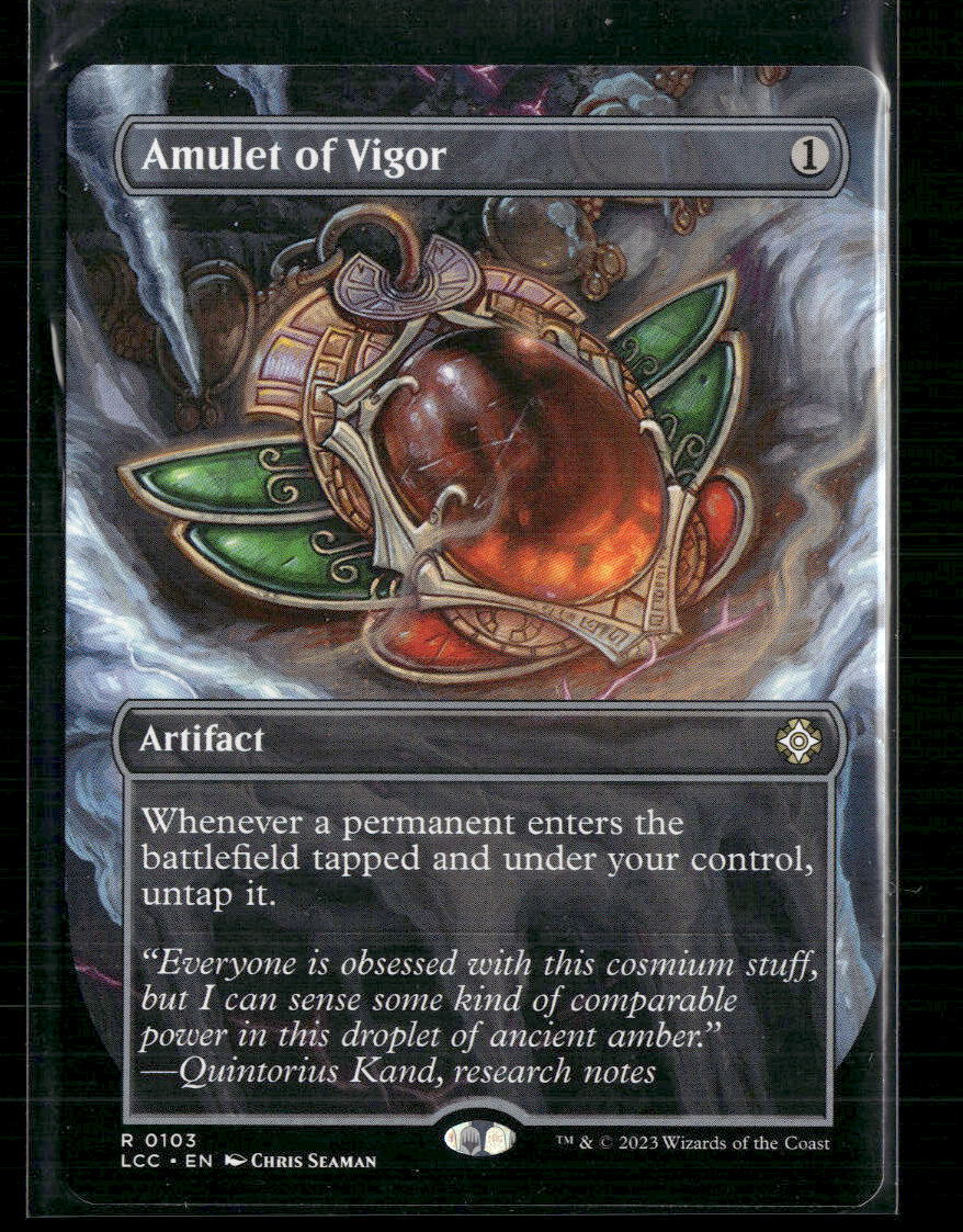 Amulet of Vigor (Borderless) Commander: The Lost Caverns of Ixalan #103