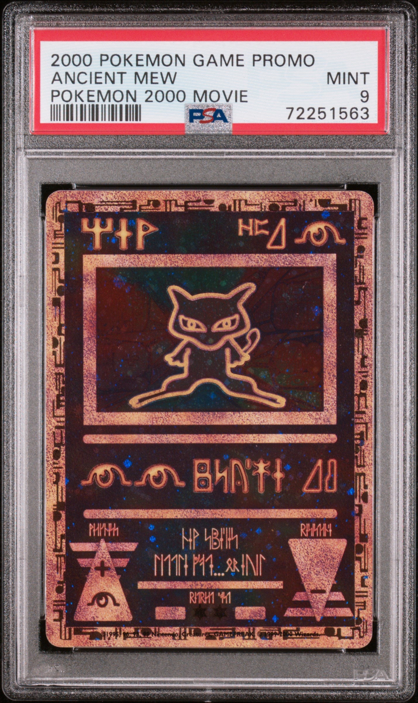 Ancient Mew 2000 Pokemon Game Movie # Pokemon 2000 Movie PSA 9