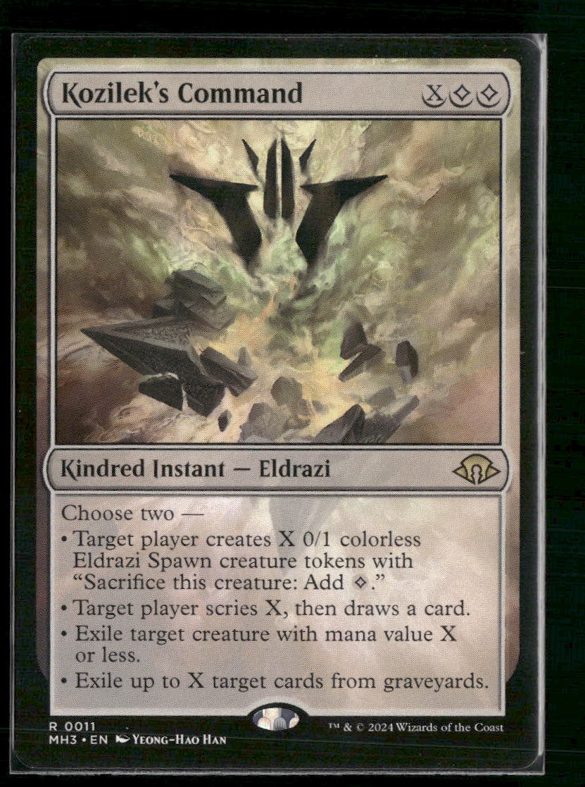 Kozilek's Command Modern Horizons 3 #11