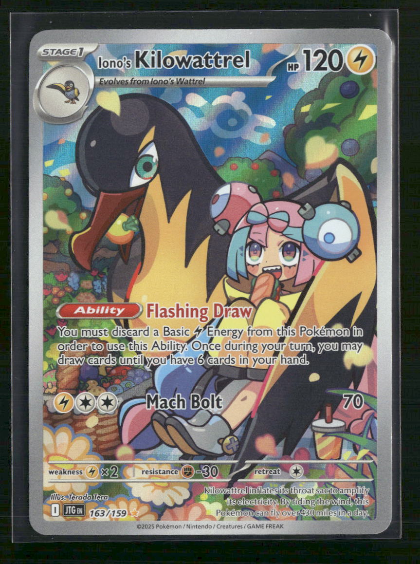Iono's Kilowattrel SV09: Journey Together #163/159