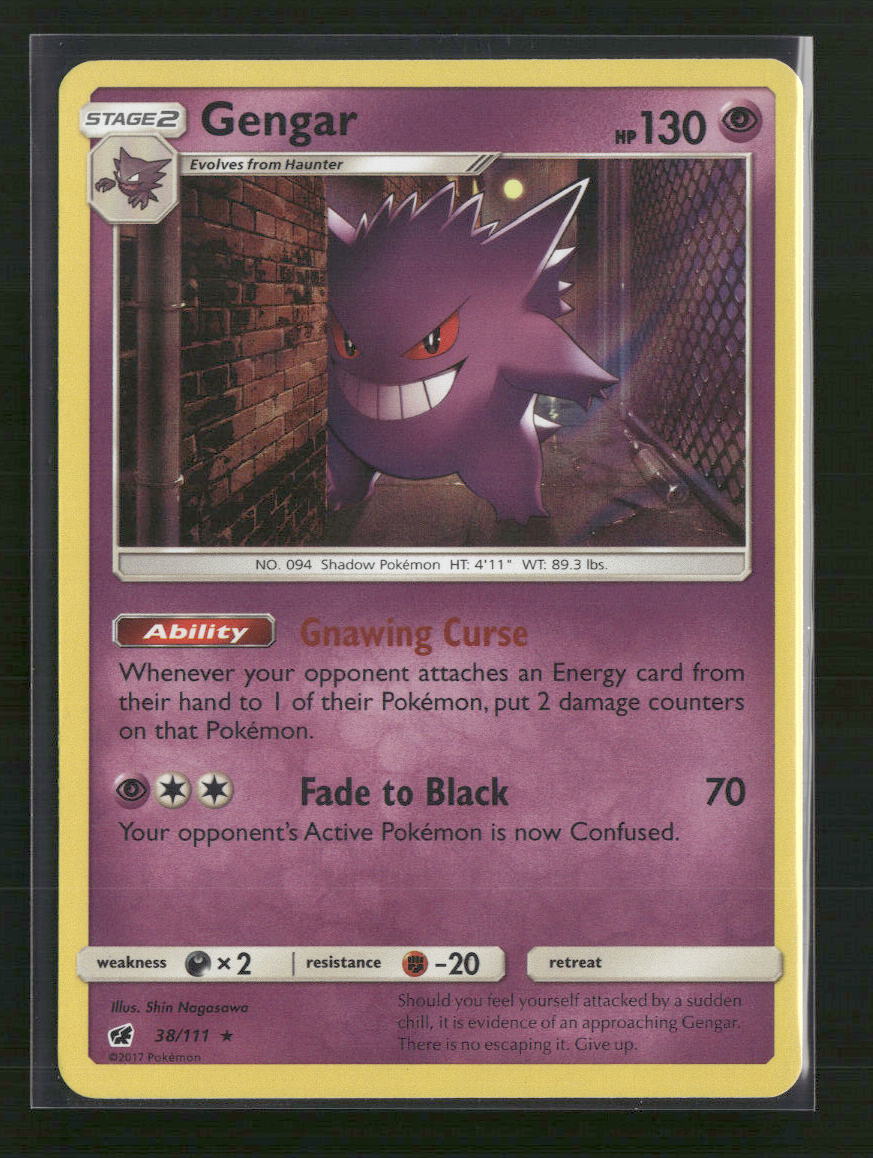 Gengar SM - Crimson Invasion #38/111