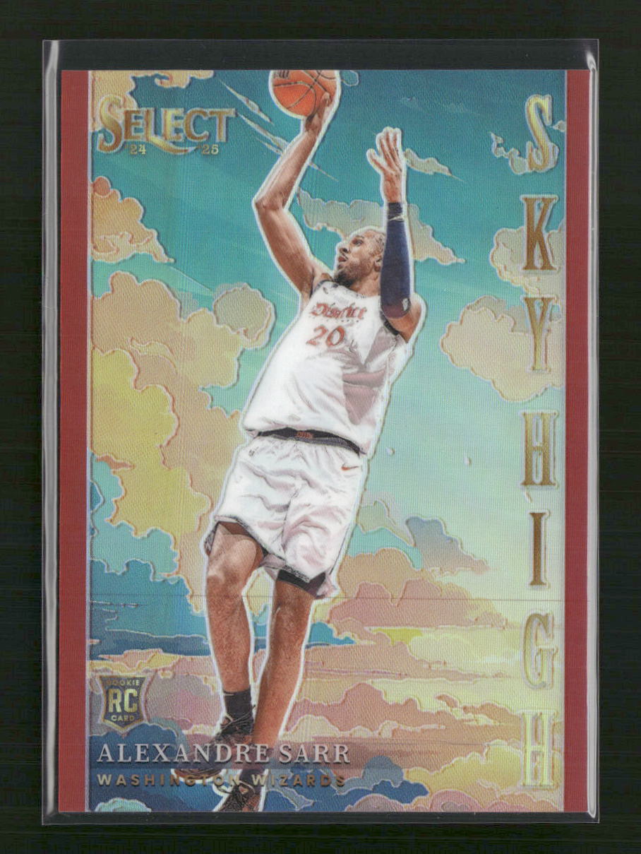 Alexandre Sarr 2024-25 Panini Select #1 Sky High Red Prizms #/99
