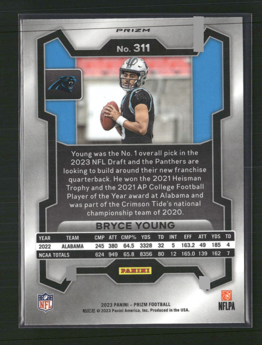Bryce Young 2023 Panini Prizm #311 Silver