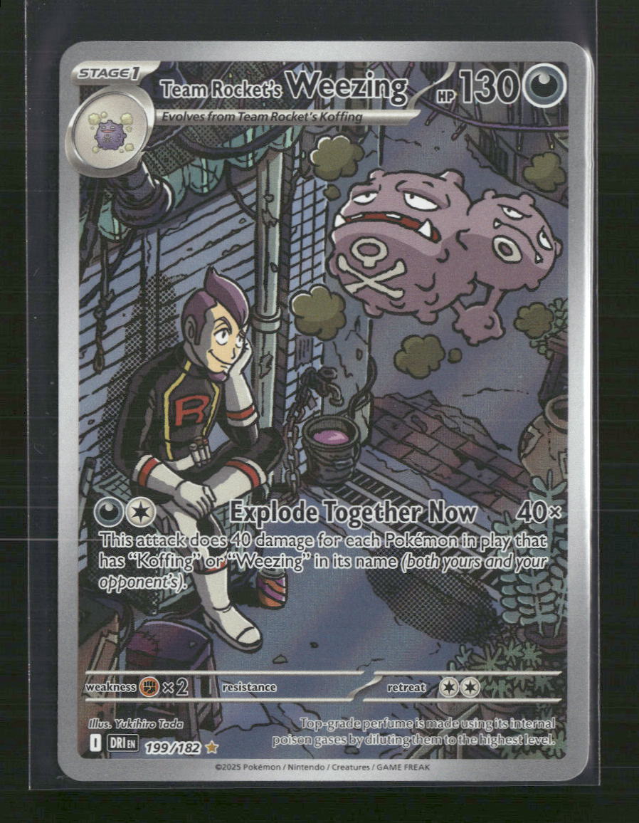 Team Rocket's Weezing SV10: Destined Rivals #199/182