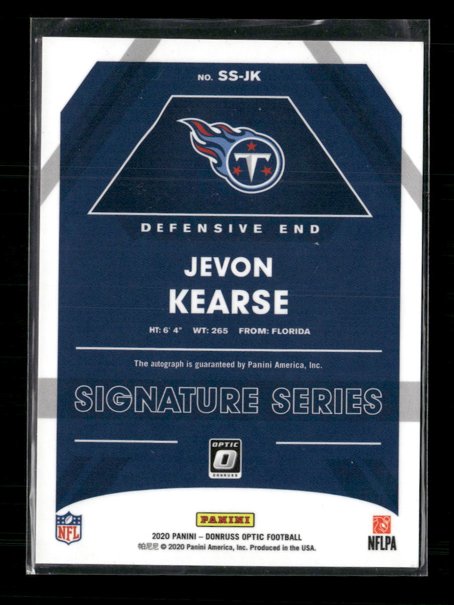 2020 Panini Donruss Optic Signature Series Jevon Kearse #SS-JK Auto