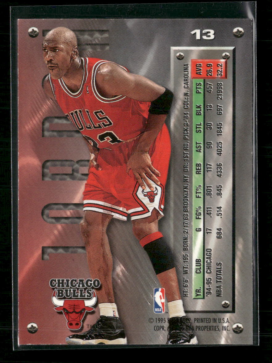 Michael Jordan 1995-96 Metal #13