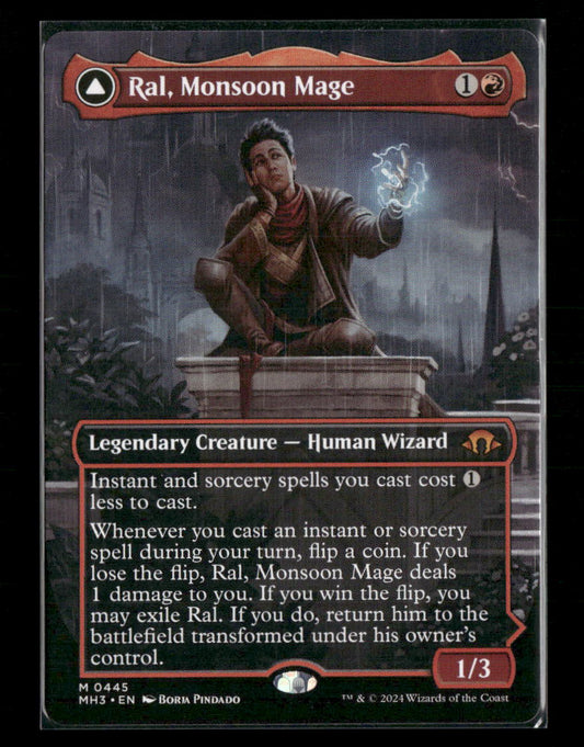 Ral, Monsoon Mage (Borderless) Modern Horizons 3 #445