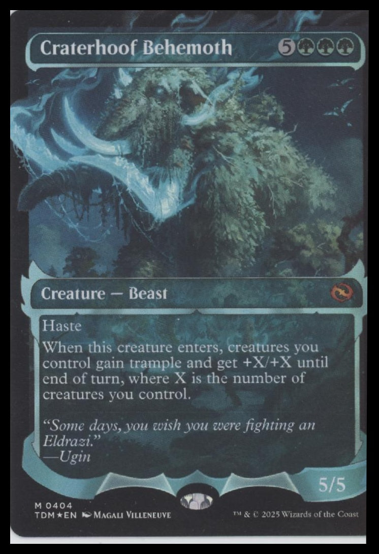 Craterhoof Behemoth (Showcase)... | ORB Trading Cards – Orb Sports Cards &  Collectibles