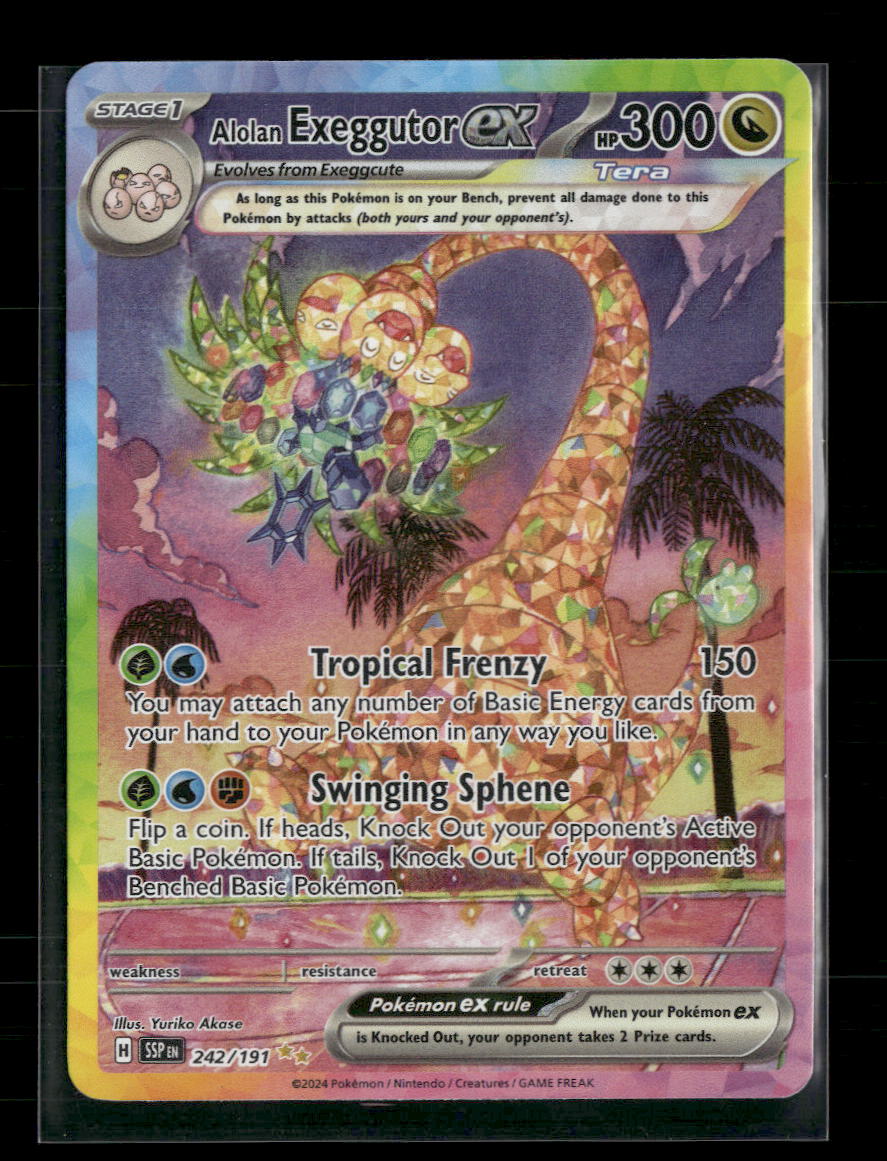 Alolan Exeggutor ex SV08: Surging Sparks #242/191