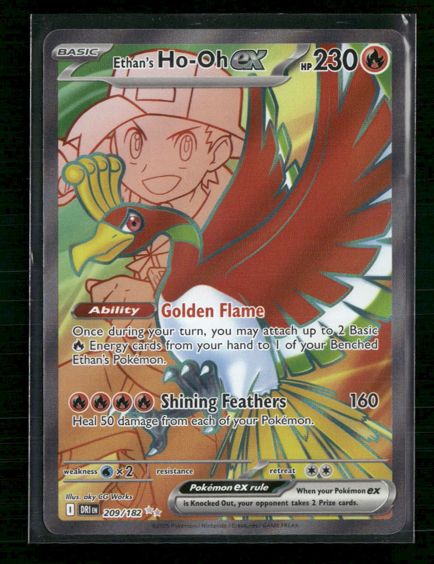 Ethan's Ho-Oh ex SV10: Destined Rivals #209/182