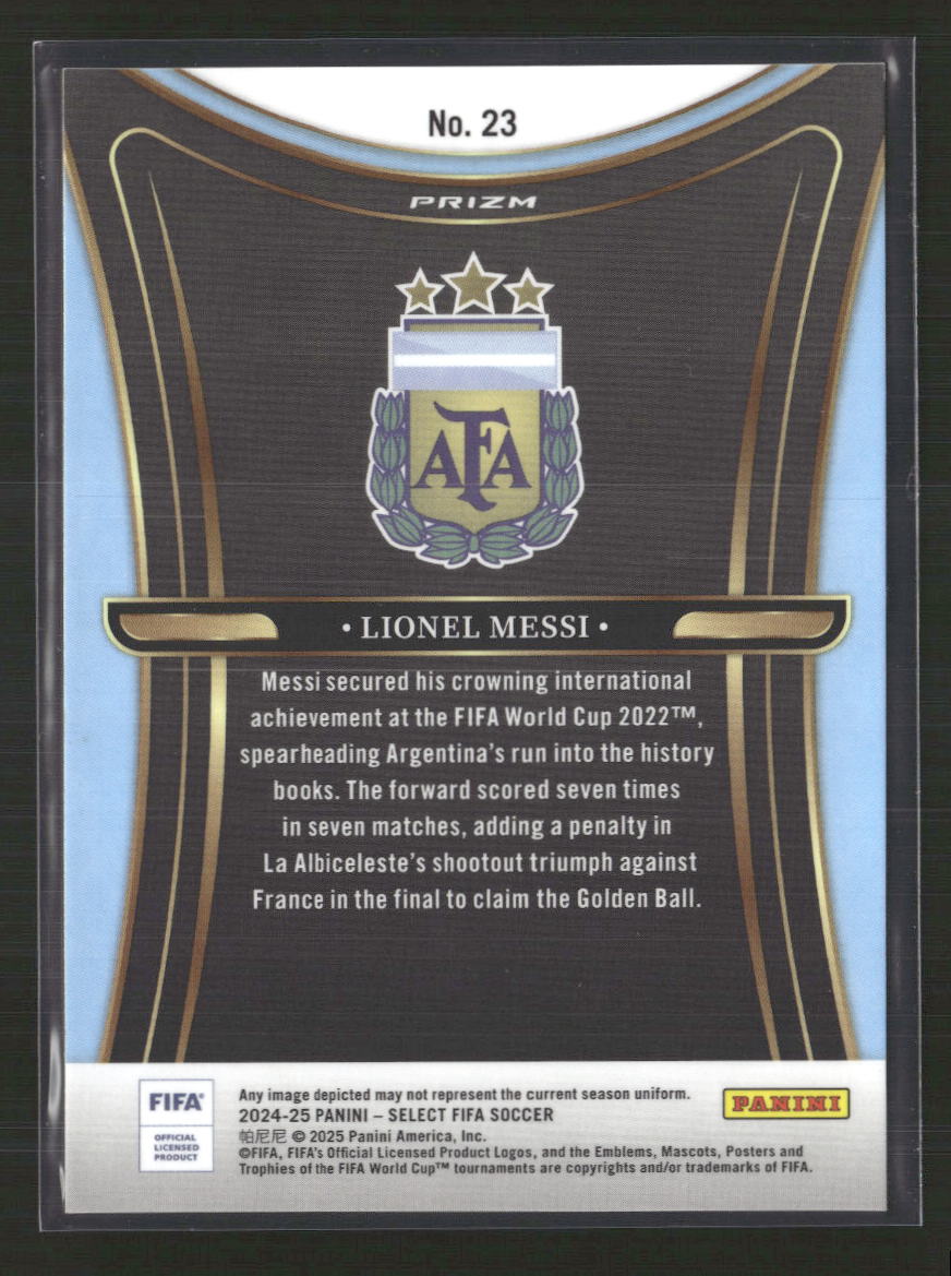 Lionel Messi 2024-25 Panini Select FIFA #23 Unstoppable