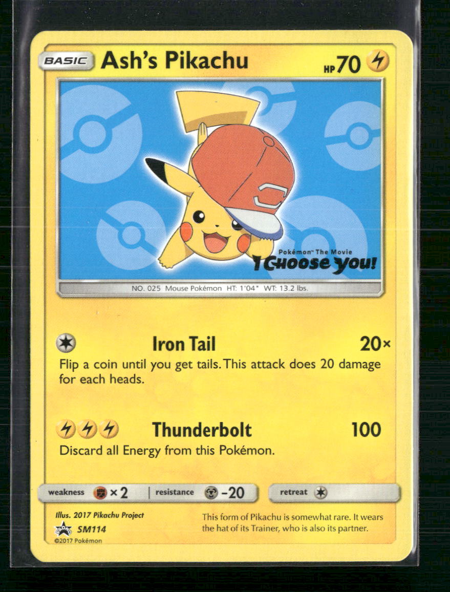 Ash's Pikachu SM Promos #SM114