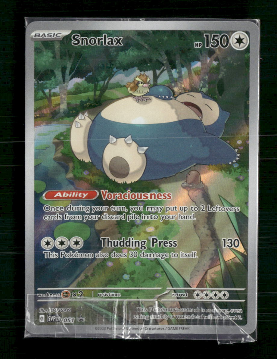 Snorlax SV: Scarlet & Violet Promo Cards #051