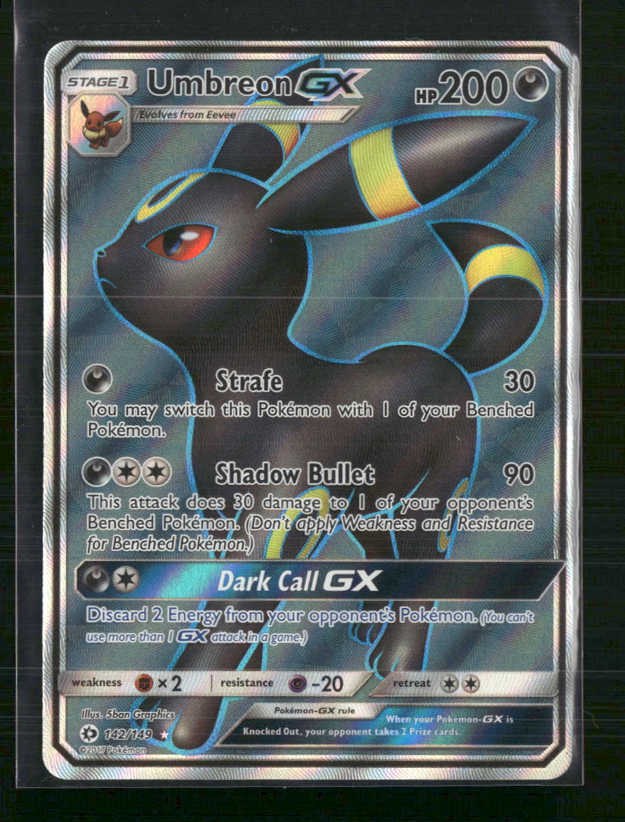 Umbreon GX (Full Art) SM Base Set #142/149