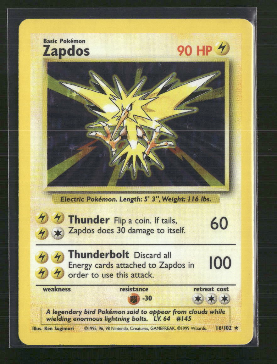 Zapdos Base Set #016/102