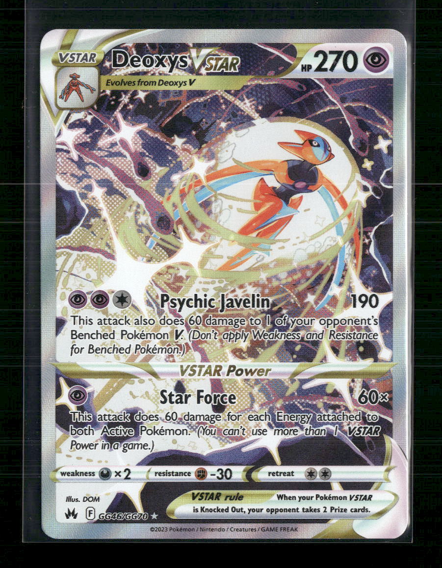 Deoxys VSTAR Crown Zenith: Galarian Gallery #GG46/GG70