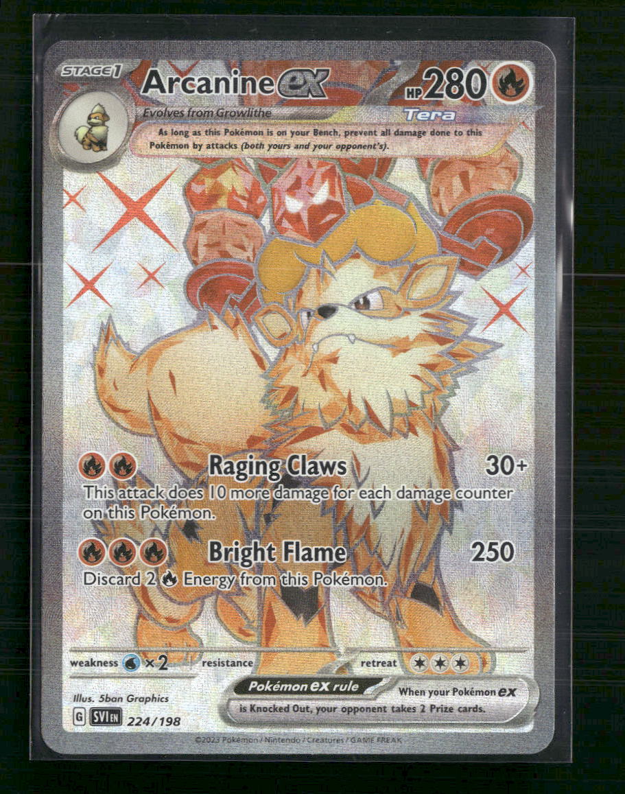 Arcanine ex SV01: Scarlet & Violet Base Set #224/198