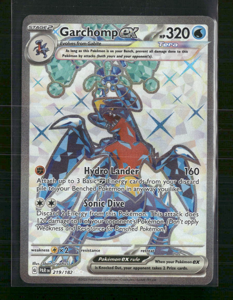 Garchomp ex SV04: Paradox Rift #219/182