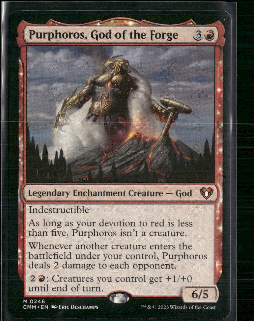 Purphoros, God of the Forge Commander Masters #246