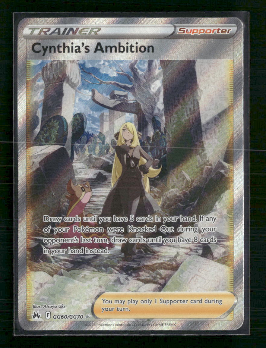 Cynthia's Ambition Crown Zenith: Galarian Gallery #GG60/GG70