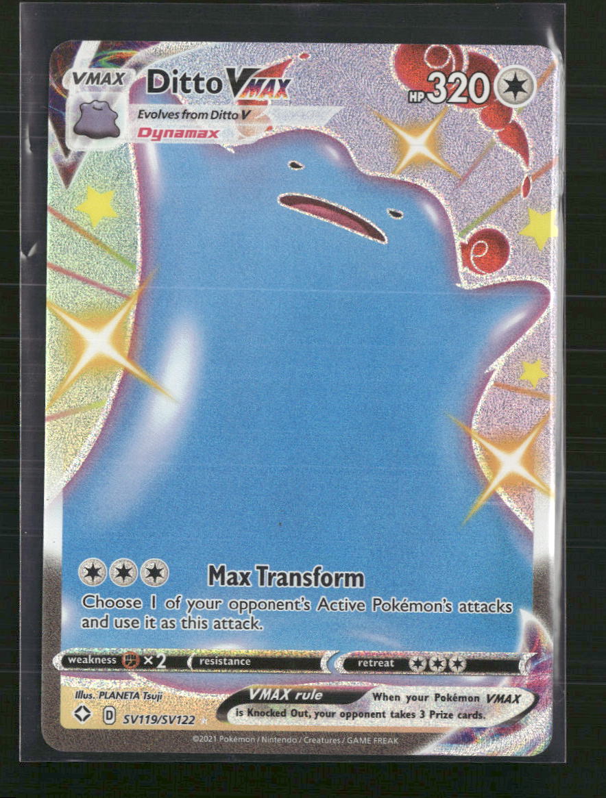 Ditto VMAX Shining Fates: Shiny Vault #SV119/SV122