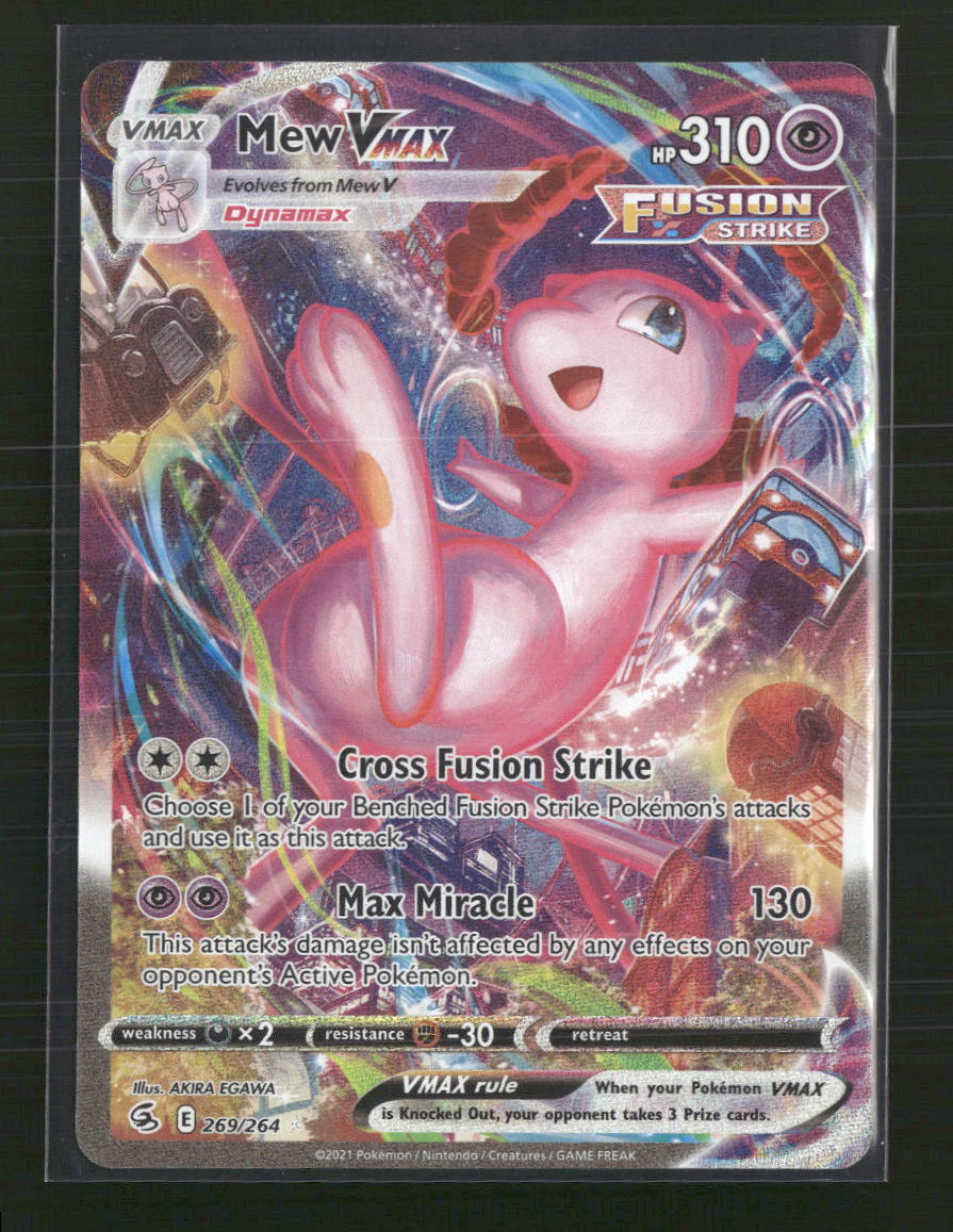 Mew VMAX (Alternate Art Secret) SWSH08: Fusion Strike #269/264