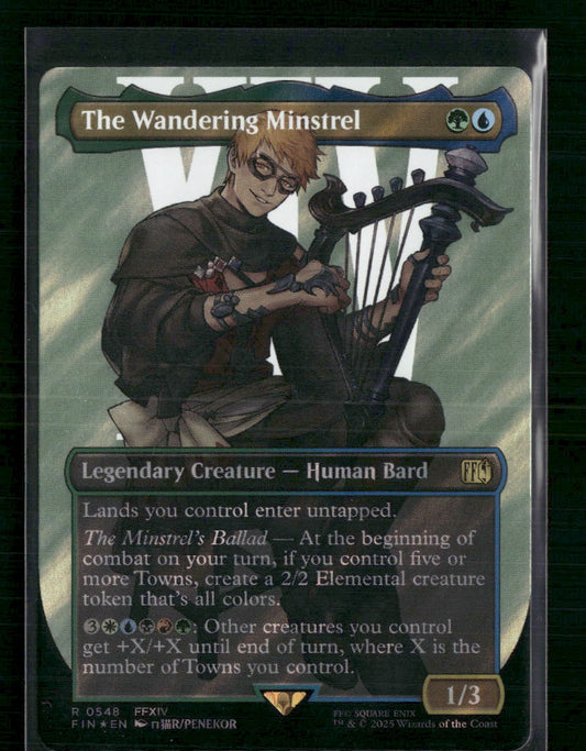 The Wandering Minstrel (Borderless) (Surge Foil) FINAL FANTASY #548