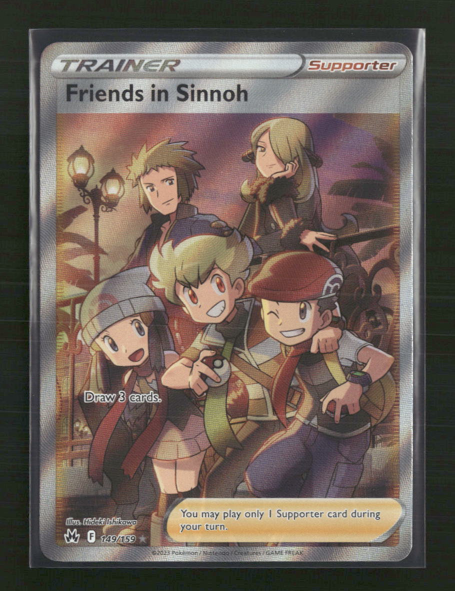 Friends in Sinnoh (Full Art) Crown... | ORB Trading Cards – Orb Sports  Cards & Collectibles