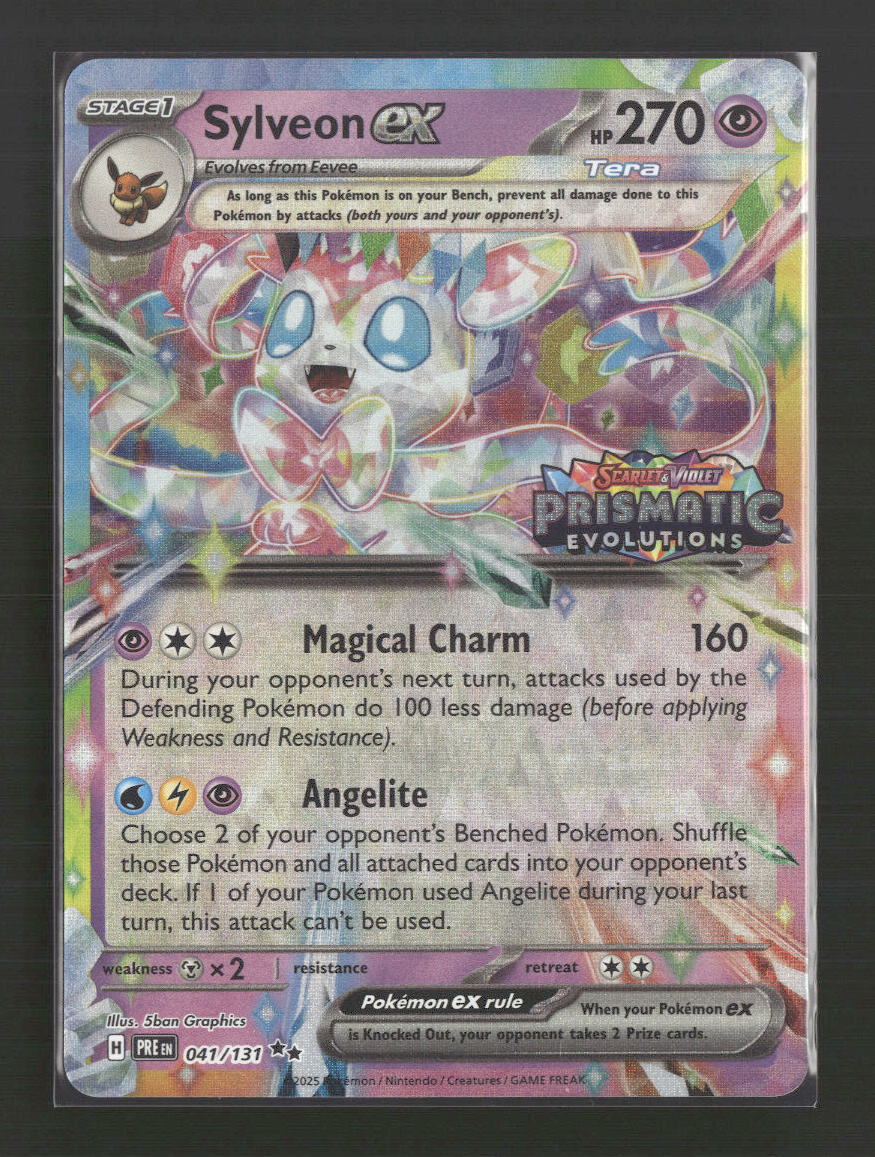 Sylveon ex #041/131 Prismatic Evolution Stamp